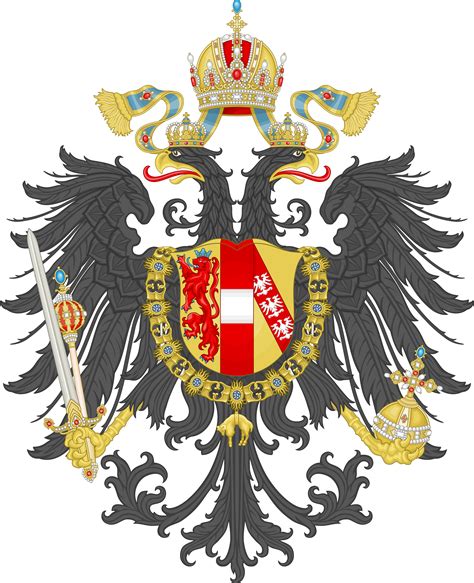 Empire of Austria (1815) | Coat of arms, Austrian empire, Holy roman empire