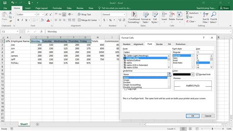 How To Format Cells Dialog Box In Excel Youtube