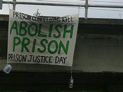 Banner Drop For Prison Justice Day Halifax Media Co Op