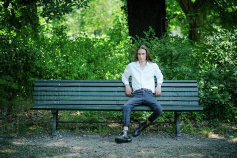 Person On Park Bench