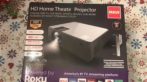 Rca Hd Home Theater Projector Image Review Setup Youtube