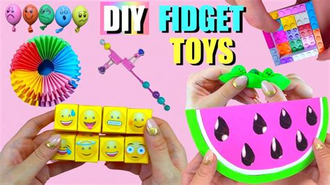 7 Diy Fidget Toys Ideas How To Make Easy Fidget Toys At Home Watermelon Pop It And More