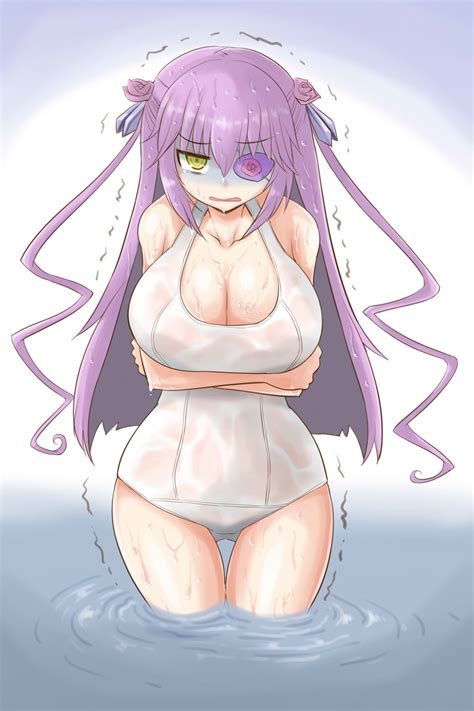 Rule 34 Barasuishou Female Huge Breasts Itini Sanshi Purple Hair Rozen Maiden Swimsuit Tagme