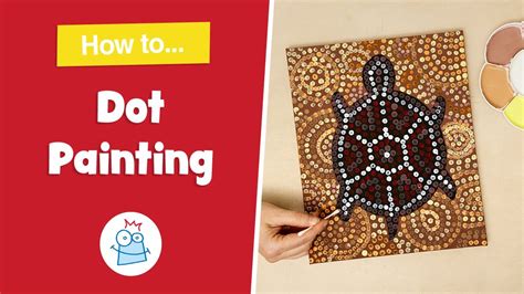 How To Make A Dot Painting Aboriginal Style Art Canvas Baker Ross