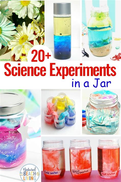 24 Science Experiments In A Jar Natural Beach Living