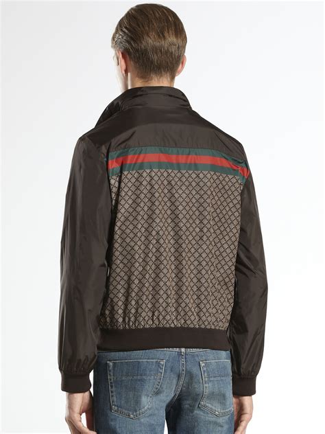 Lyst Gucci Diamante Jacket In Brown For Men