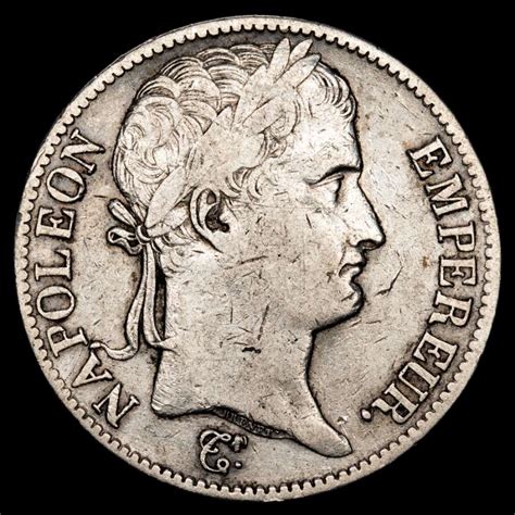 Francia Napoleon I 5 Francos 1811 B Plata 15445 Lucernae