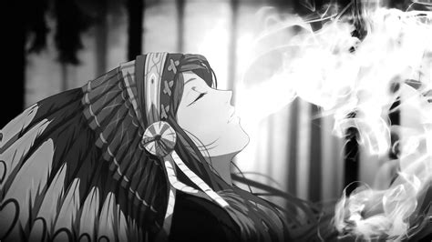 Anime Girl Black And White Wallpapers Wallpaper Cave