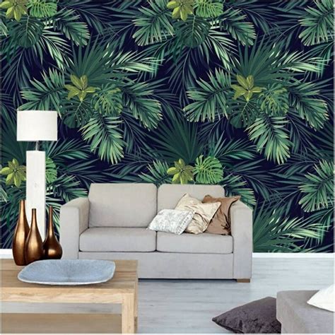 Removable Tropical Wallpaper Peel And Stick Wall Mural Vinyl Etsy