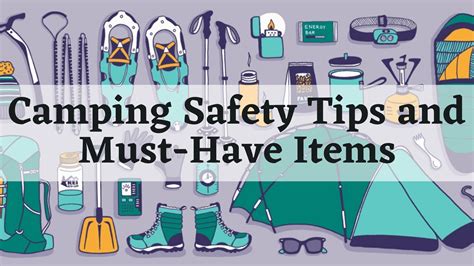 Camping Safety Tips And Must Have Items ⋆ Camping Picks