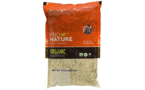 Pro Nature Organic Beaten Rice Medium Reviews Ingredients Recipes