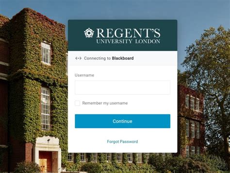 Regents University London Blackboard Login Now