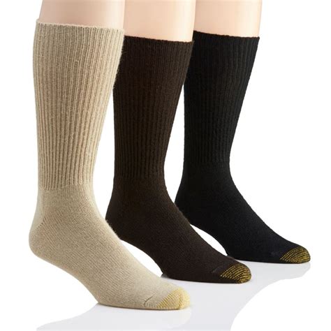 Goldtoe Gold Toe Mens Fluffies Crew Socks 3 Pack
