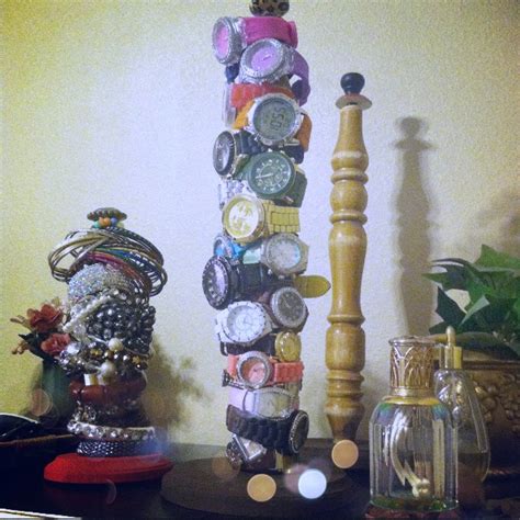 Wooden jewelry displays storage racks hexagonal wedding rings show stand. BeautifulLovelyThings: DIY Jewelry Display Stands