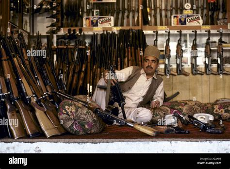 Gun Dealer Dara Adam Khel Pakistan Stock Photo Alamy