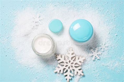 Winter Cosmetics Makeup Christmas Holidays Shopping Stock Image
