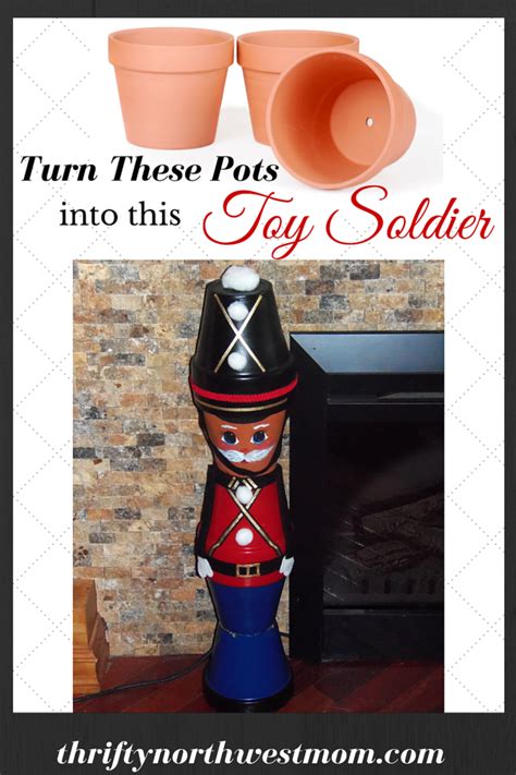 Craft Your Own Toy Soldiers Using Clay Pots Perfect For Diy Christmas