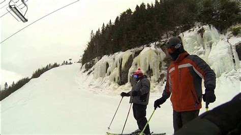 Stowe Vermont Skiing Icy Crash Liftline Slope April 2016 Gopro Youtube