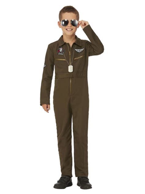 Top Gun Maverick Kids Costume Army And Military Costumes Mega Fancy Dress