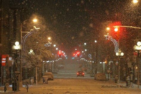 Kingston Ontario ~ Princess Street In Winter Kingston Ontario