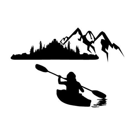 Vinyl Kayak Angler Decal Kayak Angler Sticker Kayak Etsy