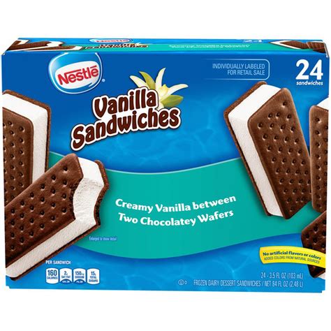 Nestle Vanilla Ice Cream Sandwiches