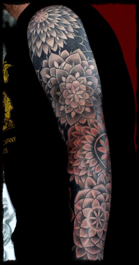 Mandala Full Sleeve Tattoo By Familia Custom Tattoo Studio