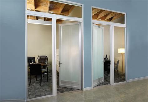 Popular types of glass office doors include framed and frameless entrances that can slide, pivot, or swing, and feature decoration or lamination, among glass office doors incorporate style, aesthetics, and functionality into any workspace entryway, with endless customizations possible to create the. Glass Swing Doors | Hinged Swing Door for Offices | Space Plus