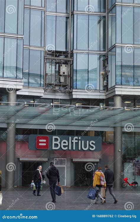 Belfius Bank Branch Brussels Belgium Editorial Photography Image Of Europe Belfius 168889762