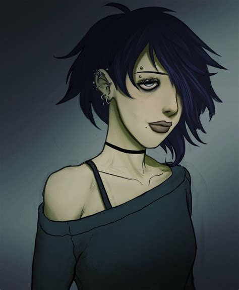 goth girl by moonslop on newgrounds