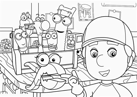 Handy manny coloring page we present these 10 interesting coloring. Handy Manny: Coloring Pages & Books - 100% FREE and printable!