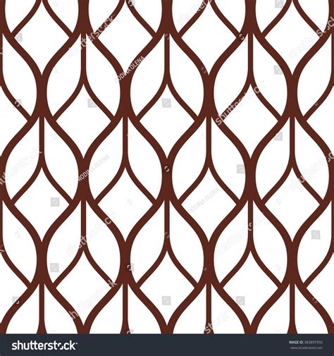 Abstract Geometric Pattern Wavy Lines Stripes Stock Vector