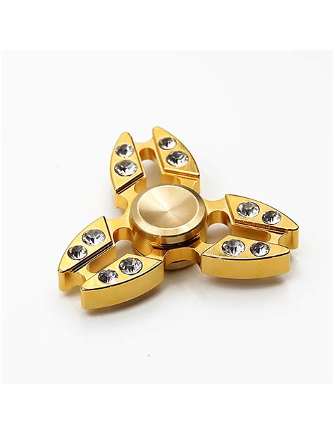 Diamond Fidget Spinner With 24kt Gold Platin