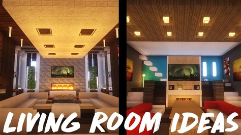 Please like and subscribe for more minecraft videos!! Minecraft Living Room Ideas & Inspiration! - YouTube