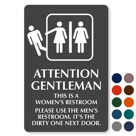 Funny Bathroom Signs Humorous Restroom Signs
