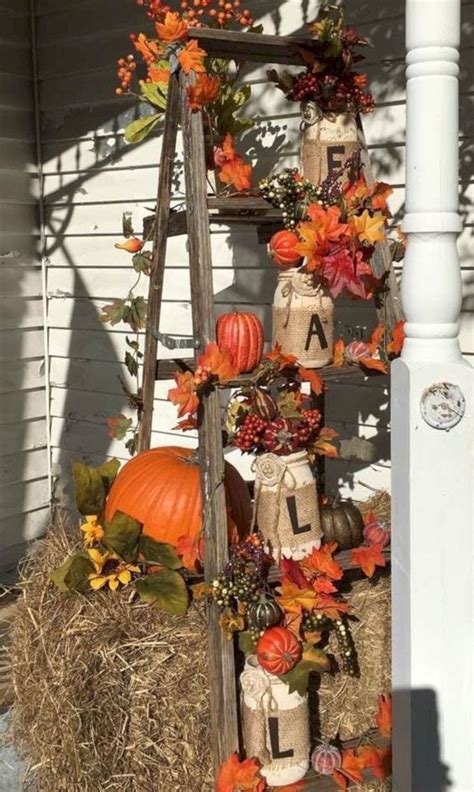 +39 Splendid DIY Fall Outdoor Decorations | Fall outdoor decor, Fall