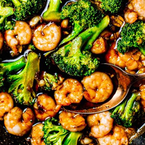 15 Min Honey Garlic Shrimp And Broccoli Recipemagik