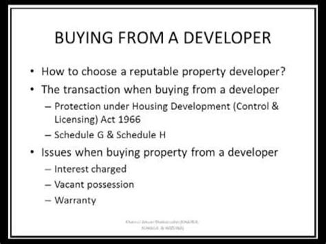 The housing and urban development act of 1965 (pub.l. What's Schedule G and H of Housing Development Act - YouTube