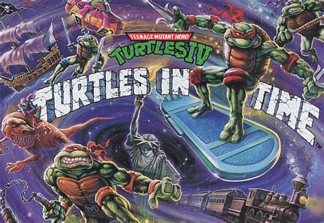 Even when a turtle's not fighting, he'll twirl his weapon and. Teenage Mutant Ninja Turtles IV: Turtles in Time - SNES ...