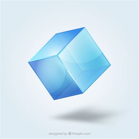 Cubo De Cristal Descargar Vectores Gratis