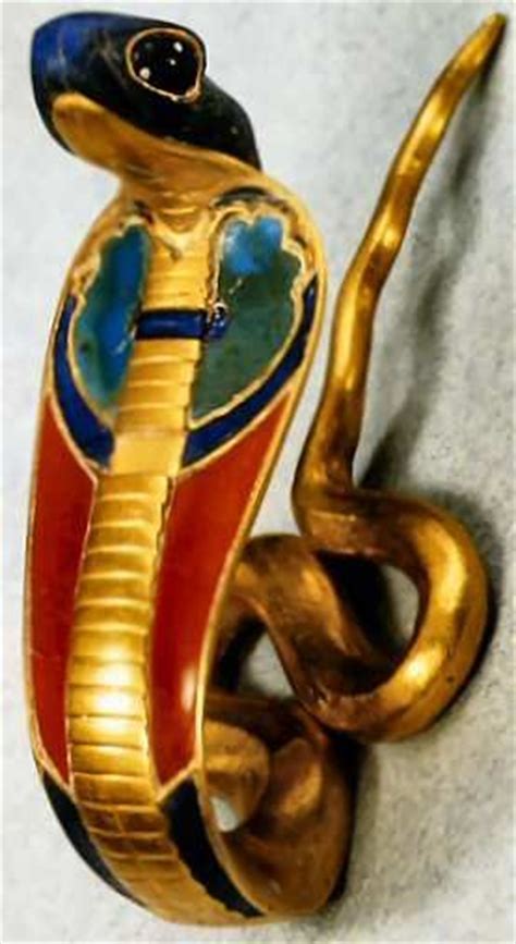 The Golden Uraeus Cobra Is The Stylized Upright Form Of An Egyptian