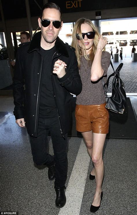 Kate Bosworth And Husband Michael Polish Make Stylish Arrival At Lax After Attending Paris