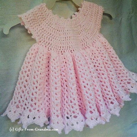 Lacy Crochet Baby Dress Pattern Free Fashion Dresses
