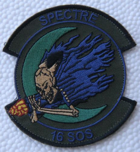 16th Sos Spectre Afsoc Patch Gunship Ac 130 Us Air Force Special Ops