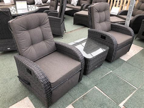 Maybe you would like to learn more about one of these? Reclining Rattan Bistro Set with Rocking Armchairs ...