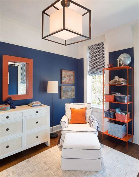 See more ideas about bedroom orange, home decor, bedroom decor. Navy and Orange Boys Bedrooms - Contemporary - Boy's Room