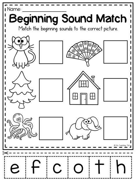 Phonics For Preschoolers Worksheets