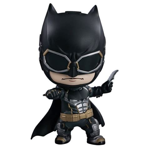 An authentic and detailed likeness of batman in justice league. JUSTICE LEAGUE BATMAN COSBABY FIGURE FROM HOT TOYS