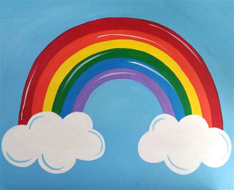Rainbow Canvas And Sign Painting