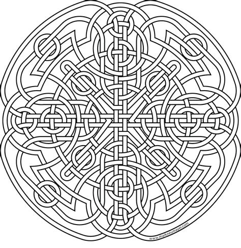 Celtic Alphabet Coloring Pages At Free Printable
